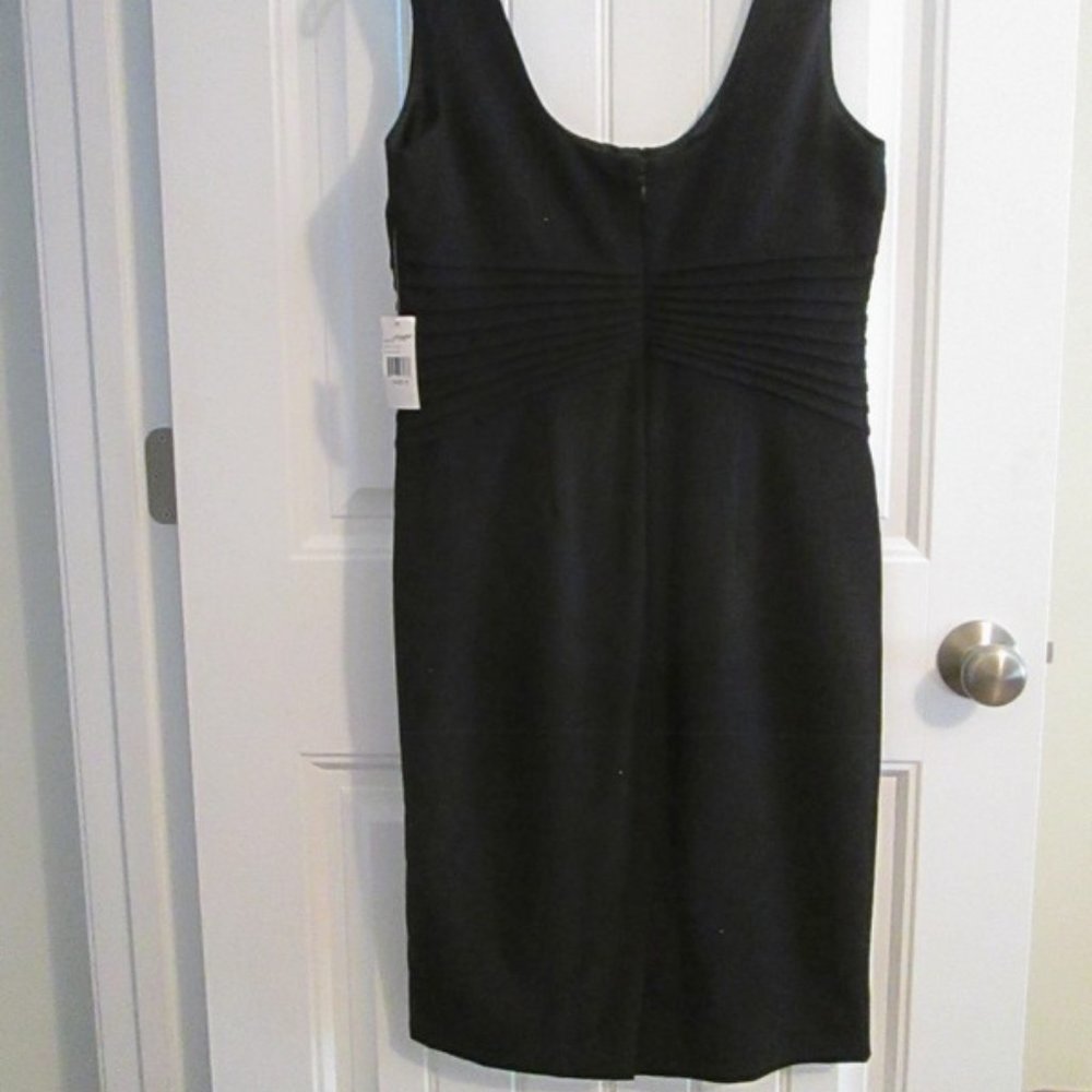 Little Black Lined Sleeveless Shift Dress